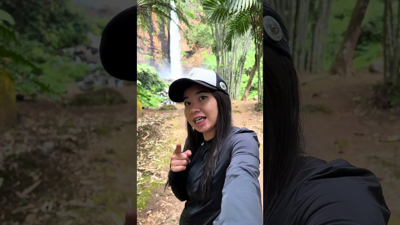 Kapas biru waterfall 