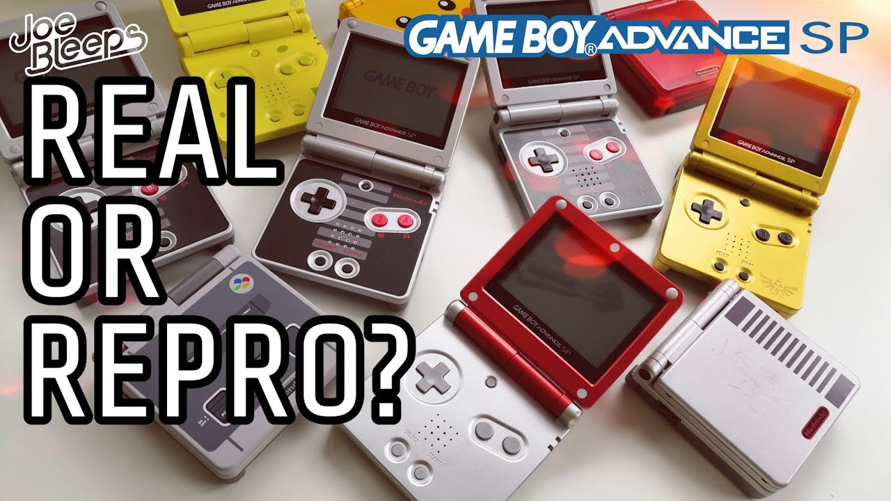 Game Boy Advance SP — как отличить оригинальную консоль от копии