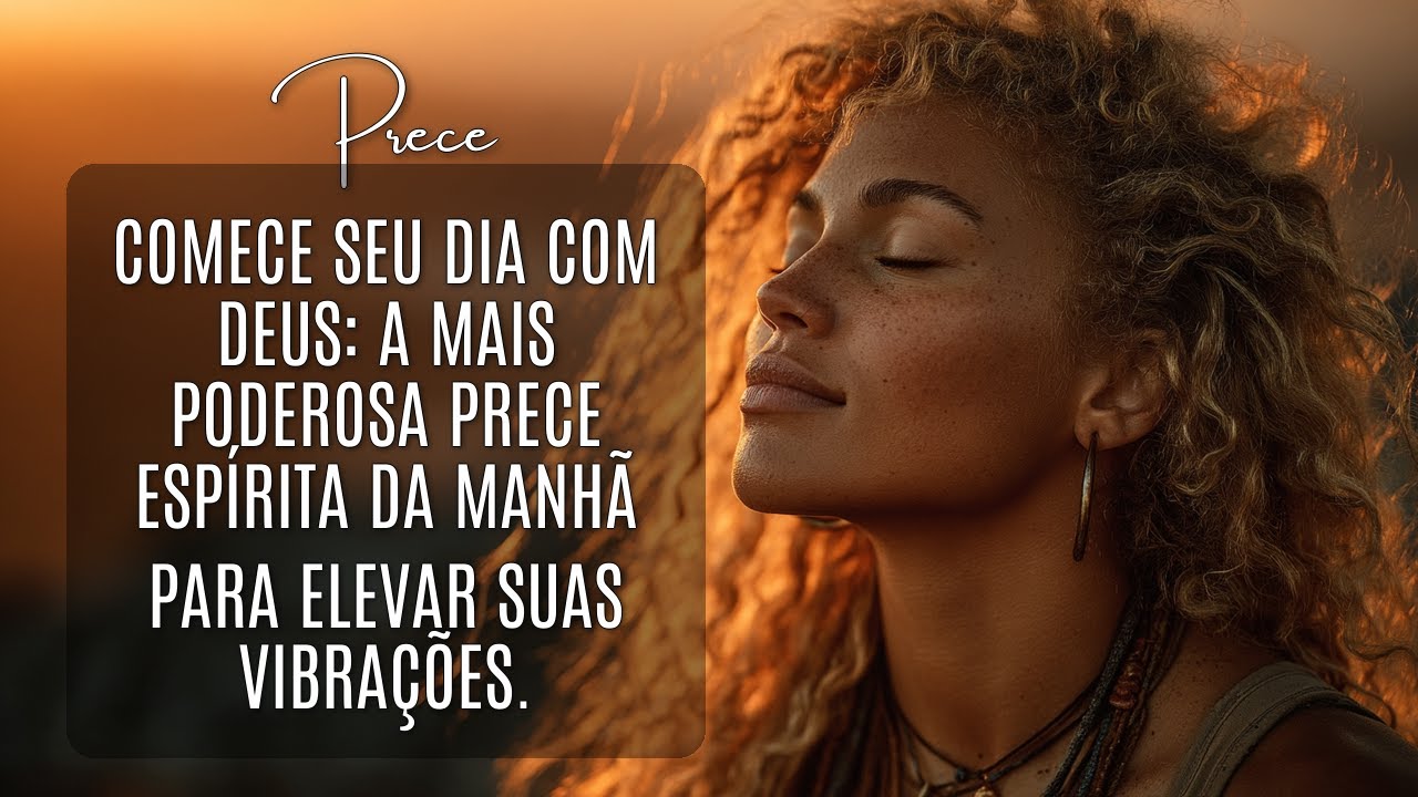 Comece Seu Dia Em Sintonia Com o Plano Espiritual. Prece Espírita da Manhã