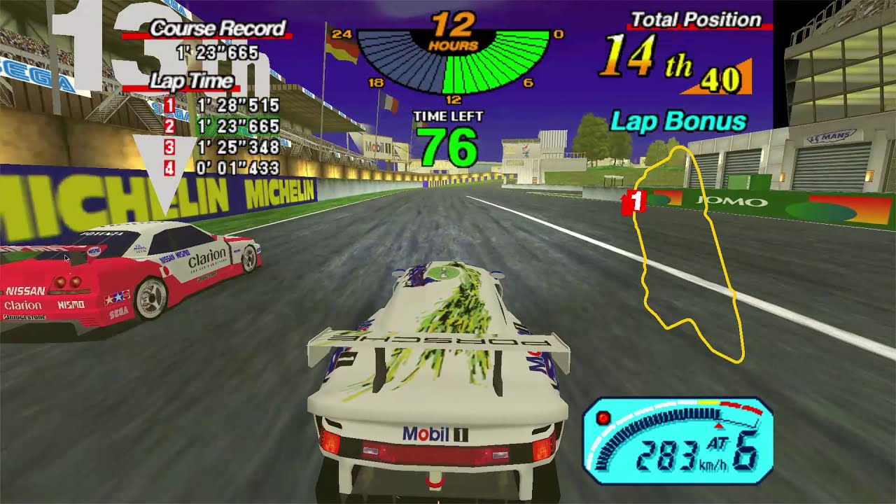 Sega Model 3  Le Mans 24 using Supermodel emulator