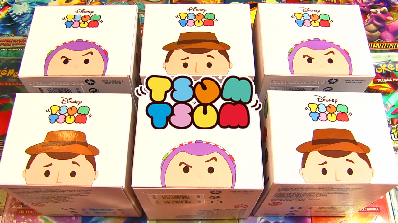 Ouverture de 7 Boosters Disney TSUM TSUM Vinyl PIXAR ! INCROYABLE TSUM TSUM !