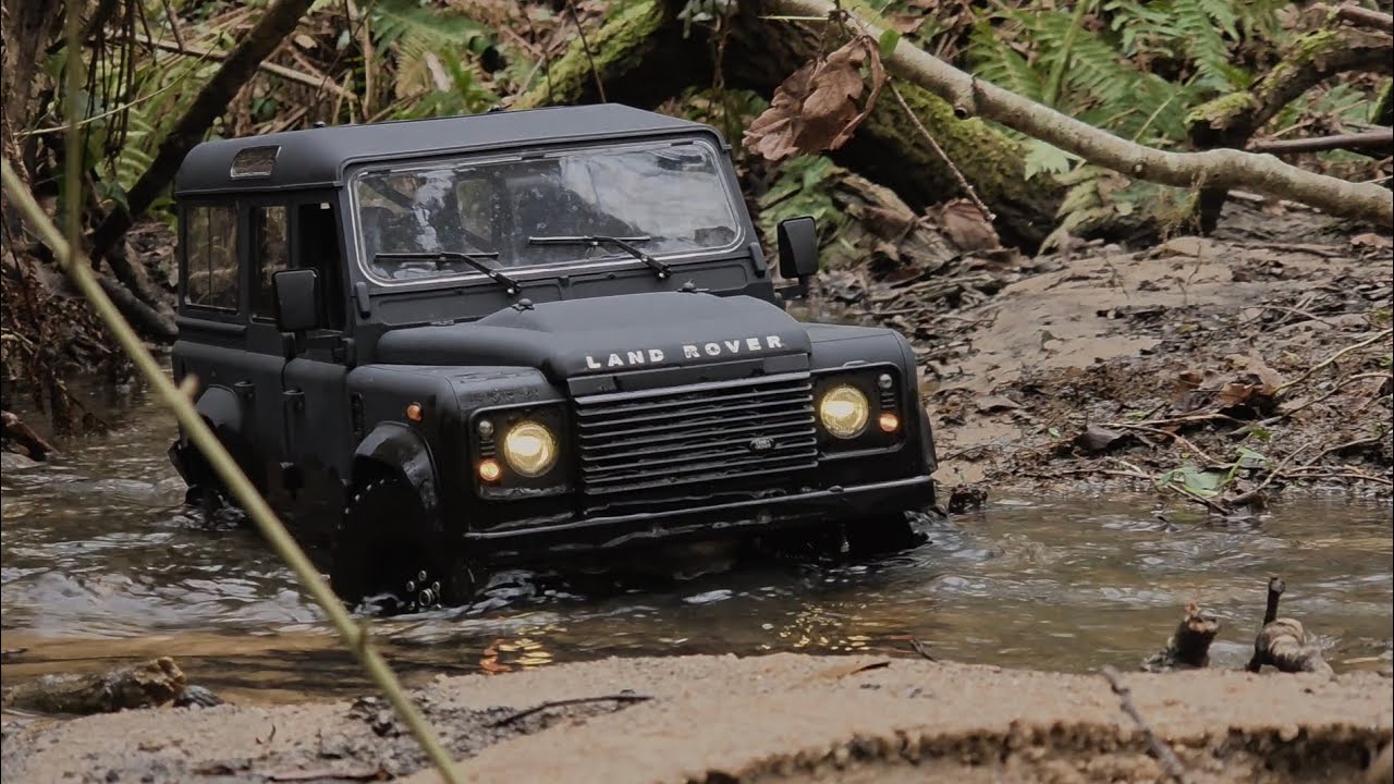 Land Rover D110 - In the river