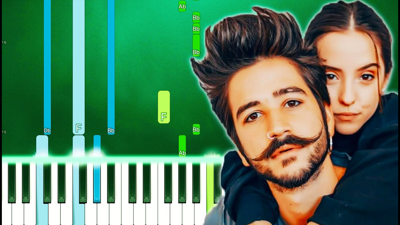Camilo, Evaluna Montaner - Por Primera Vez (Piano Tutorial Easy)