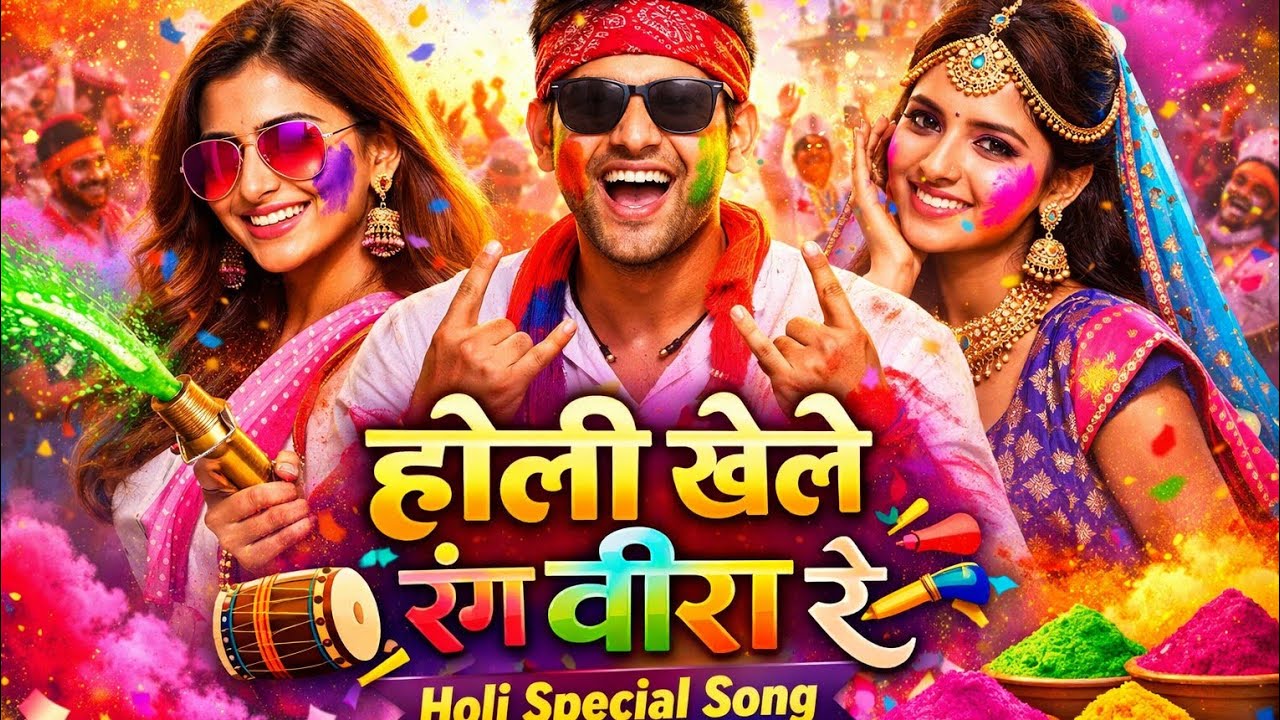 होली खेले रंग वीरा रे 🔥 2026 का सबसे तगड़ा होली धमाका | DJ Remix | Holi Special Song