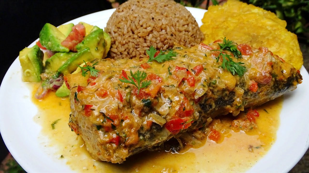 Como preparar un Pescado guisado con leche de coco (ENCOCADO DE PESCADO)