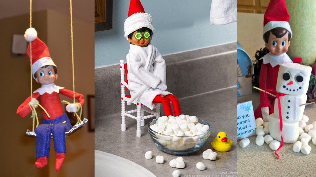 Best Funniest Elf On The Shelf Ideas | Jingle Bells | O' Christmas Tree Instrumental