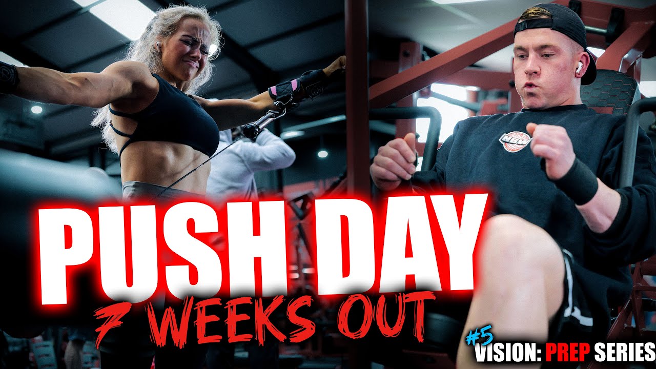 Push Day at 7 Weeks Out | Tips for your FIRST Prep | Natural Bodybuilding