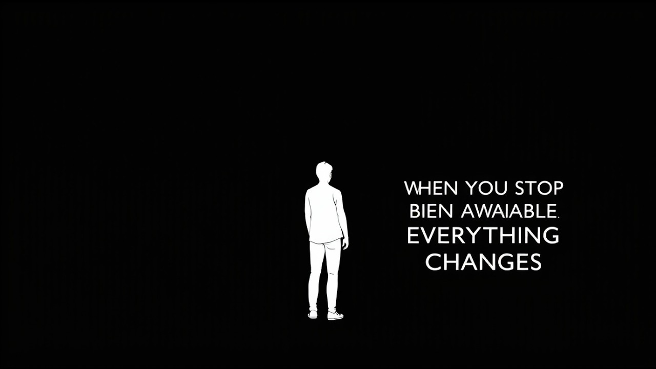 When You Stop Being Available, Everything Changes (Here's Why)