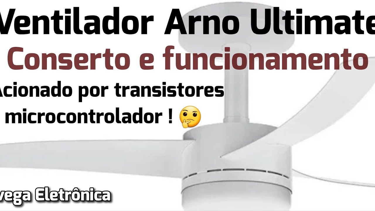 Ventilador Arno Ultimate, parou de funcionar, dicas de conserto.