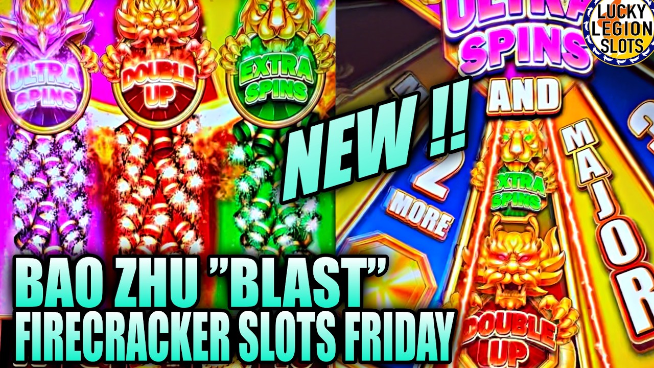 OH YES!!! New BLAST version of “FIRECRACKER SLOTS” BAO ZHU ZHAO FU BLAST Slot Machine