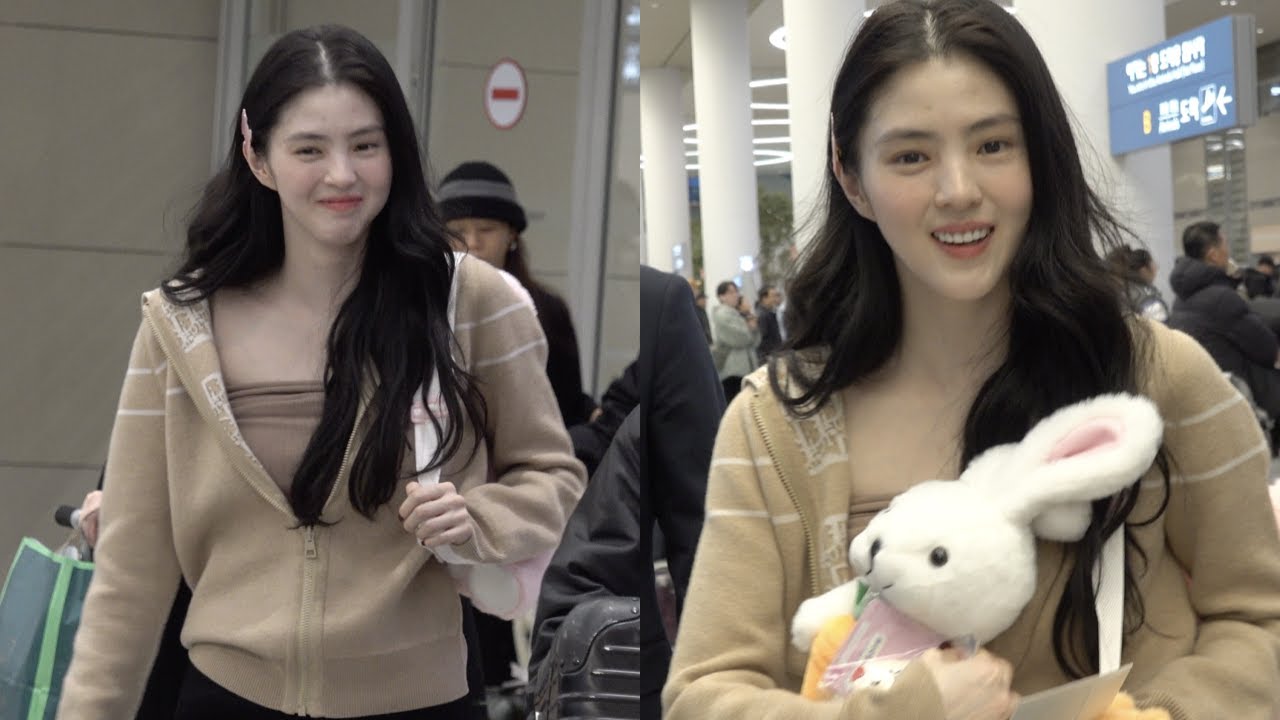 250125 #한소희 #HANSOHEE 파리 패션위크 행사 마치고 인천국제공항 입국 FANCAM