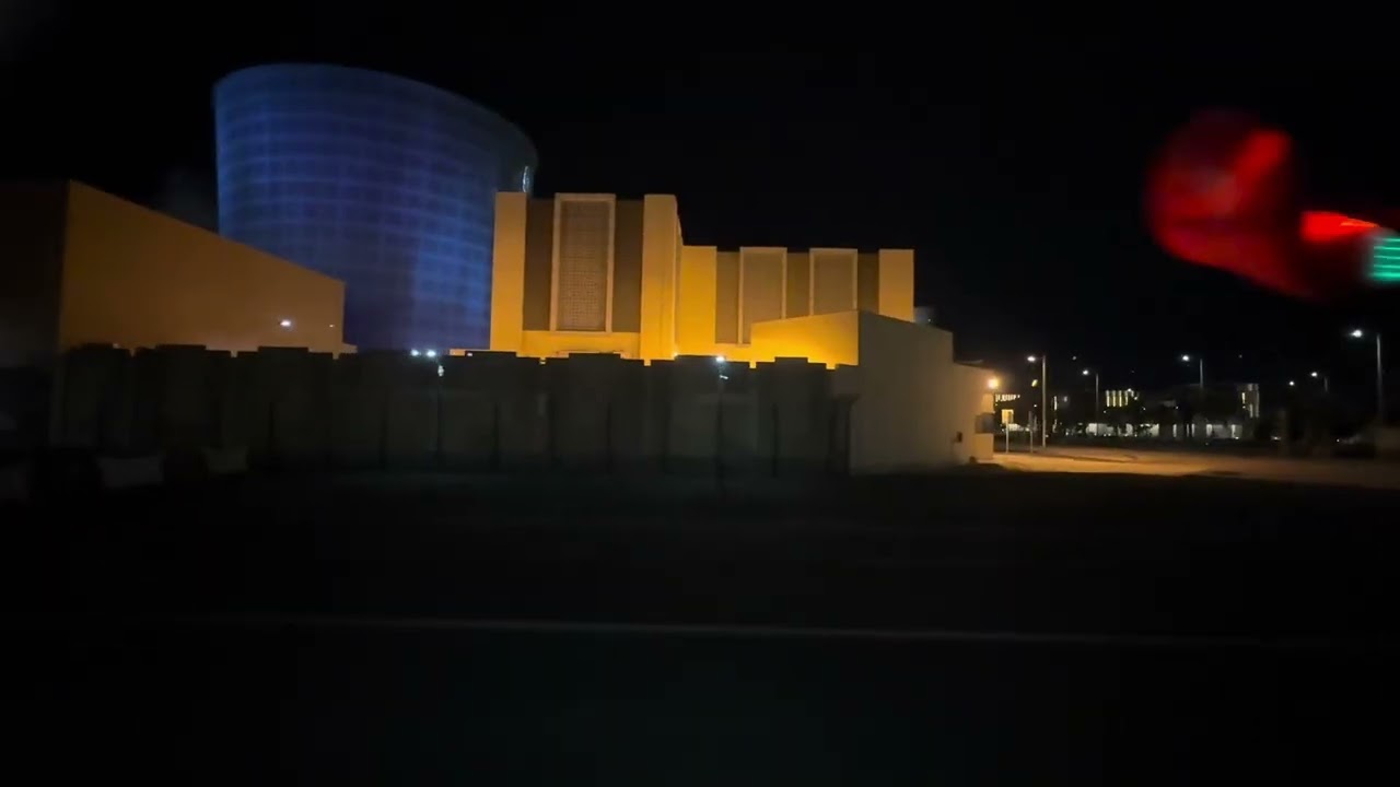 Tram View of Lusail Boulevard in 4K 