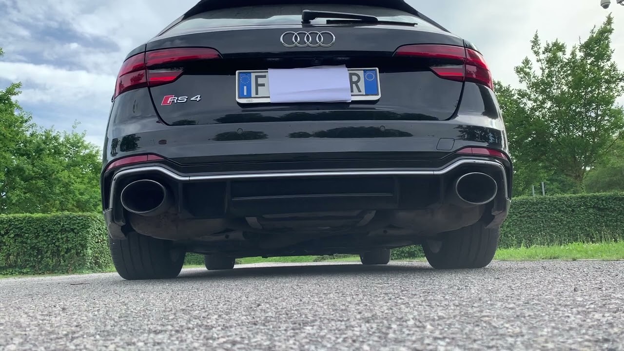 2018 Audi RS4 Avant (B9) -  Exhaust Sound (Standard Stock Exhaust - No OPF)