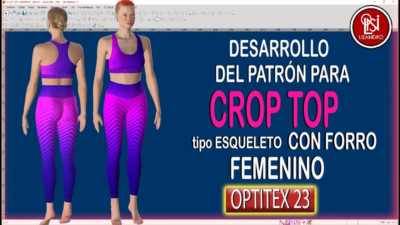 COMO DESARROLLAR EL PATRON CROP TOP TIPO ESQUELETO FORRO - BASE