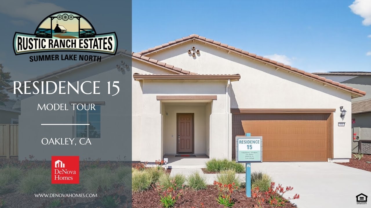 Rustic Ranch Estates Residence 15 at Summer Lake North in Oakley, Ca