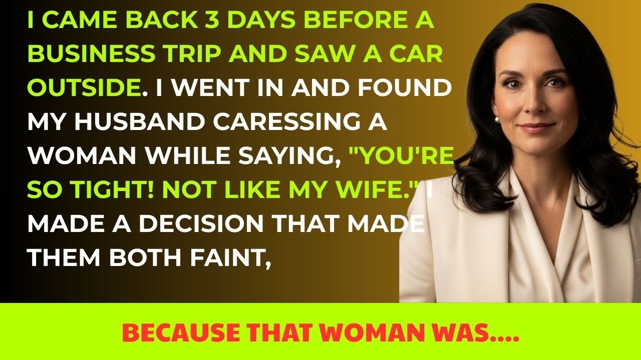 I arrived earlier and saw HER car outside. Inside, he whispered to her- “You’re so tight!…”