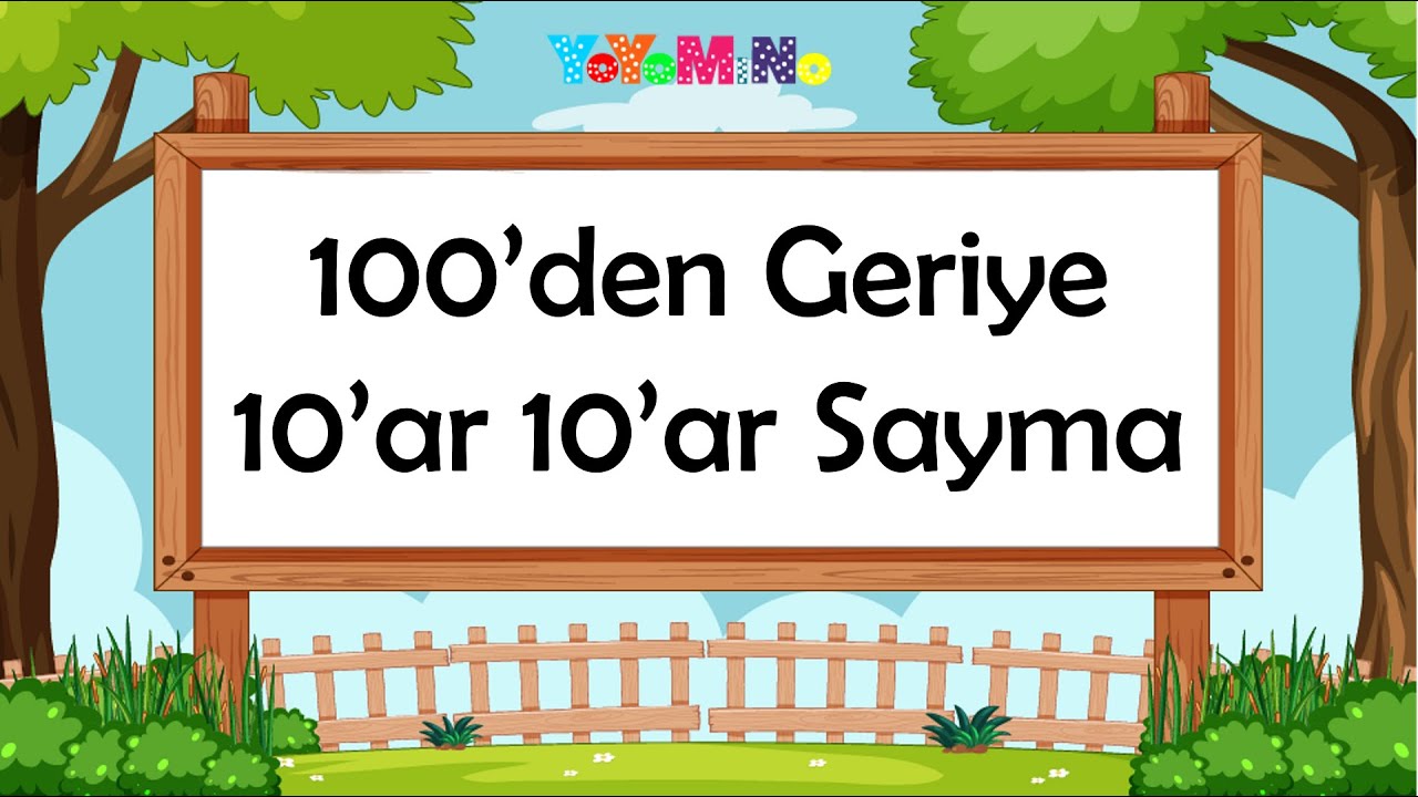 100'den Geriye 10'ar 10'ar Sayma | Geriye Doğru Sayma | Ritmik Sayılar | Mino &Ouml;ğretiyor