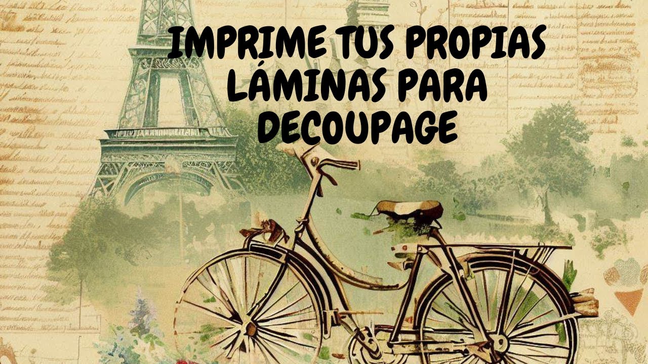Como imprimir láminas para decoupage en papel de servilleta