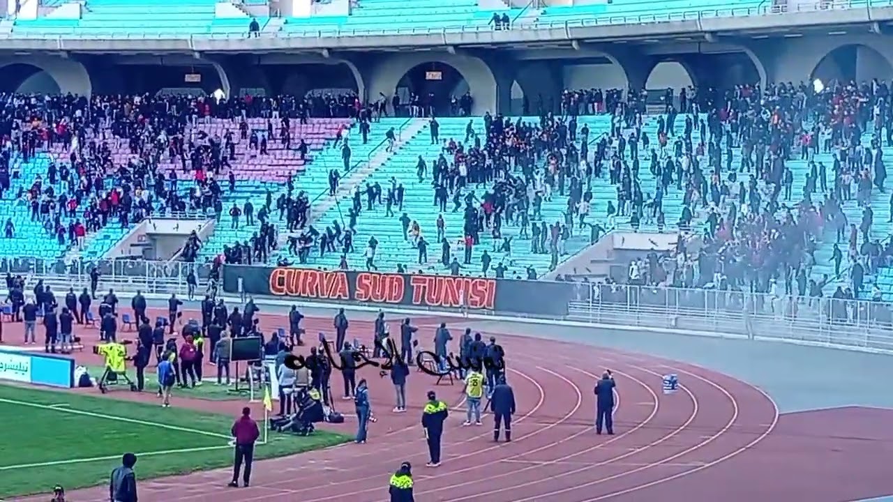 الترجي الملعب التونسي عن-ف المدارج متى ينتهي 