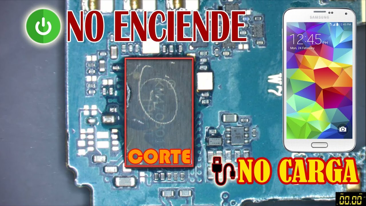Samsung S5 no carga, no enciende sin el cargador