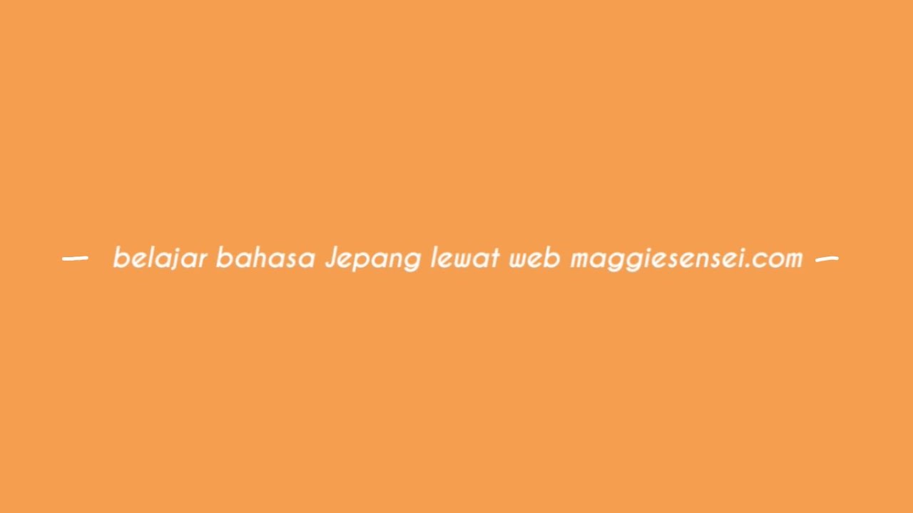 [Project Work Sastra Jepang 2017] Belajar Bahasa Jepang Lewat Web Maggiesensei