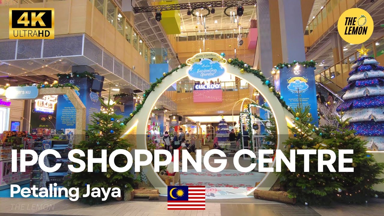IPC Shopping Centre Walking Tour | Christmas Decor | Shopping Mall Petaling Jaya SEL Malaysia [4K]