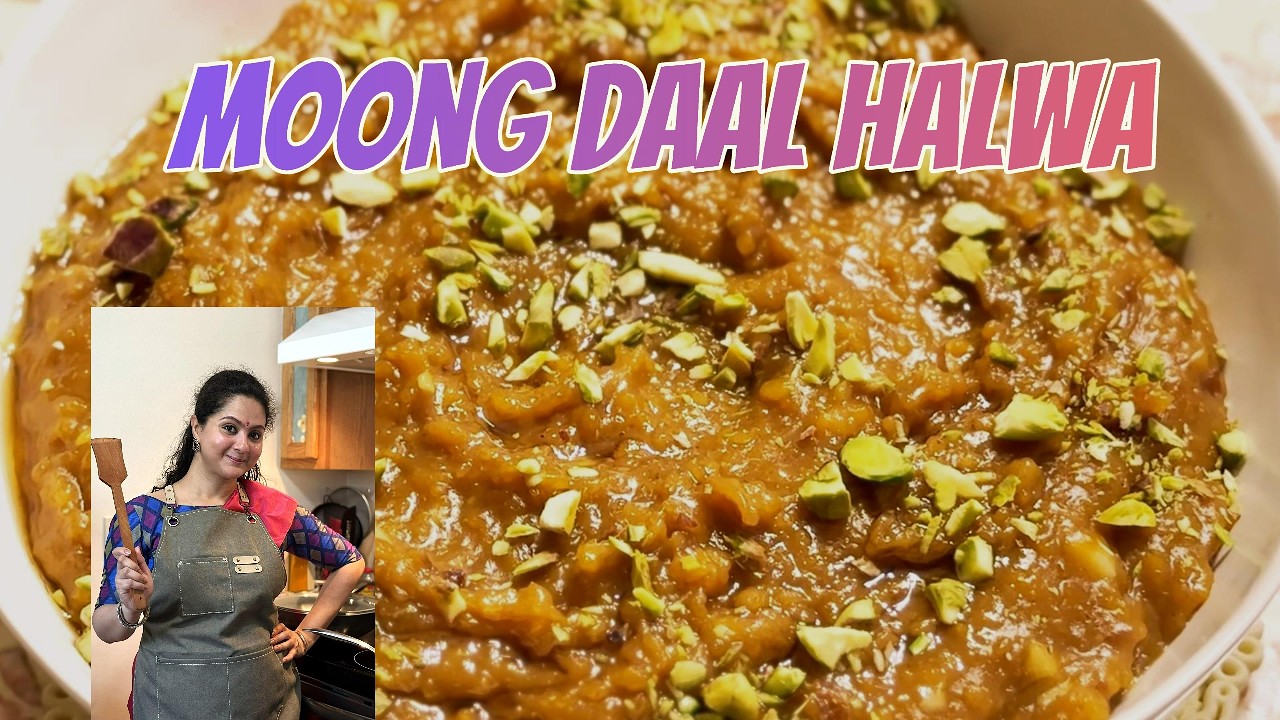 ULTIMATE MOONG DAL HALWA | RICH, GHEE-LOADED & IRRESISTIBLE!