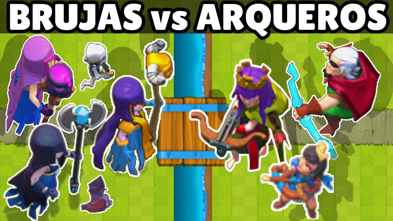 BRUJAS vs ARQUEROS | CUAL ES MEJOR EQUIPO? | OLIMPIADAS de CLASH ROYALE