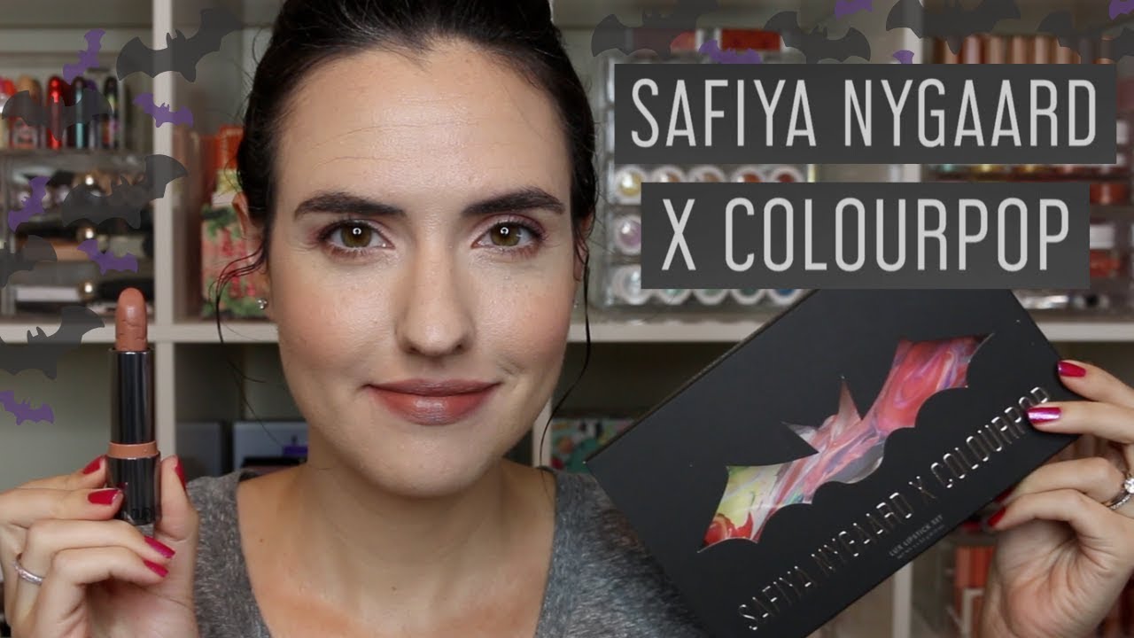 Safiya Nygaard + ColourPop Cosmetics | ALL 6 Lux Lipsticks + Some Bad Makeup Science of My Own