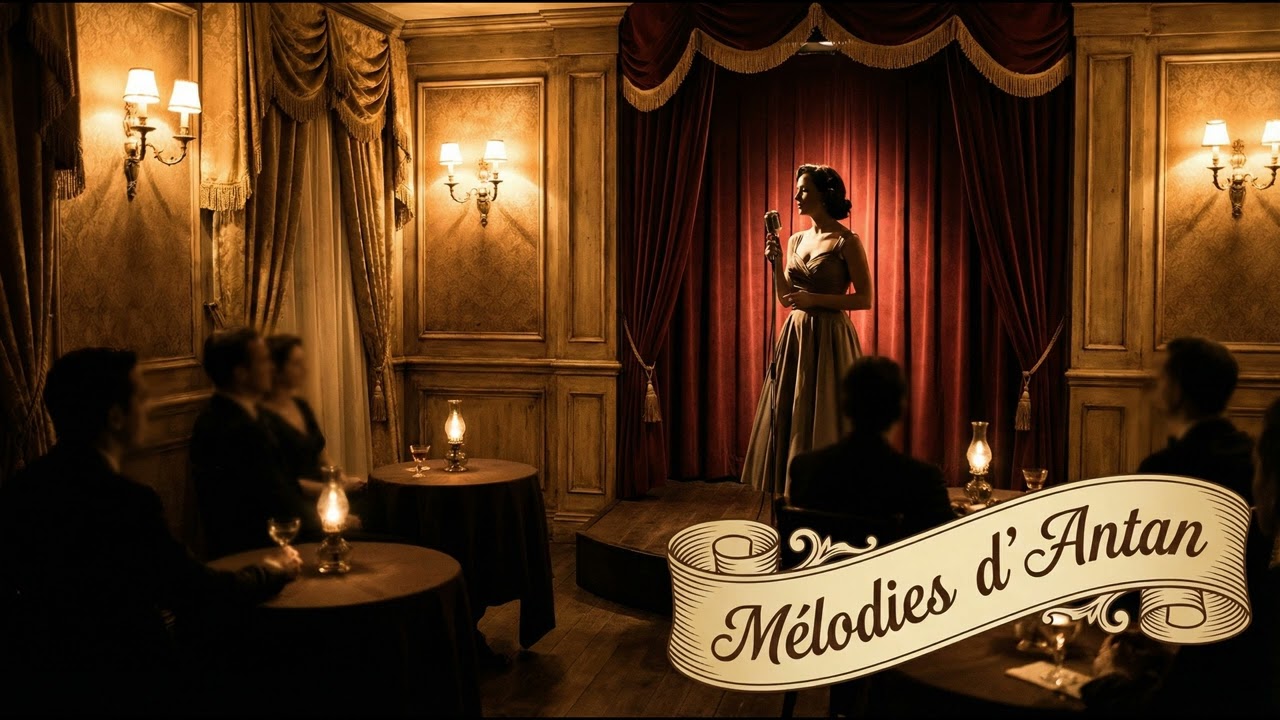 Musique Française Romantique 🎭 Ambiance Café Parisien | Chansons d'Amour Vintage