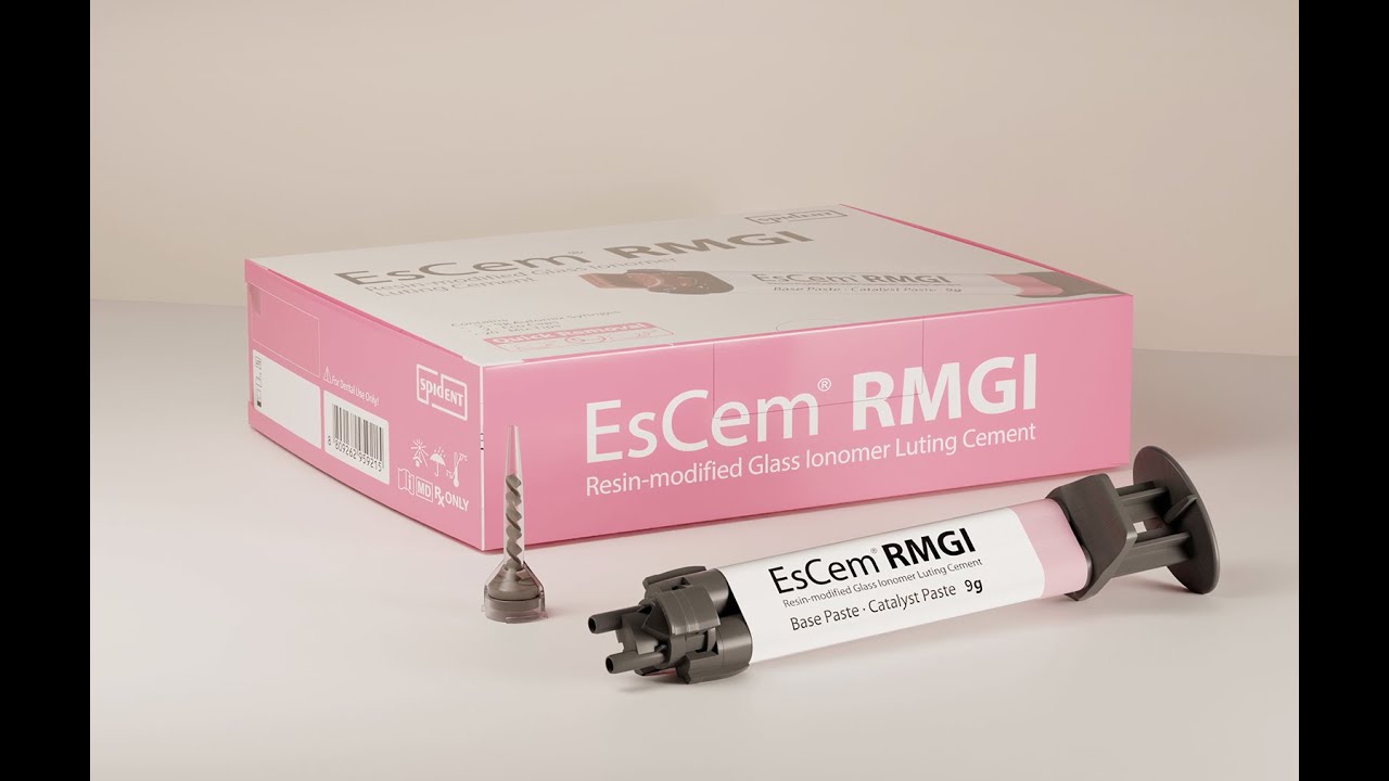 EsCem RMGI Cement | Fast, Strong & Beautiful – 5-Second Tack Cure Simulation