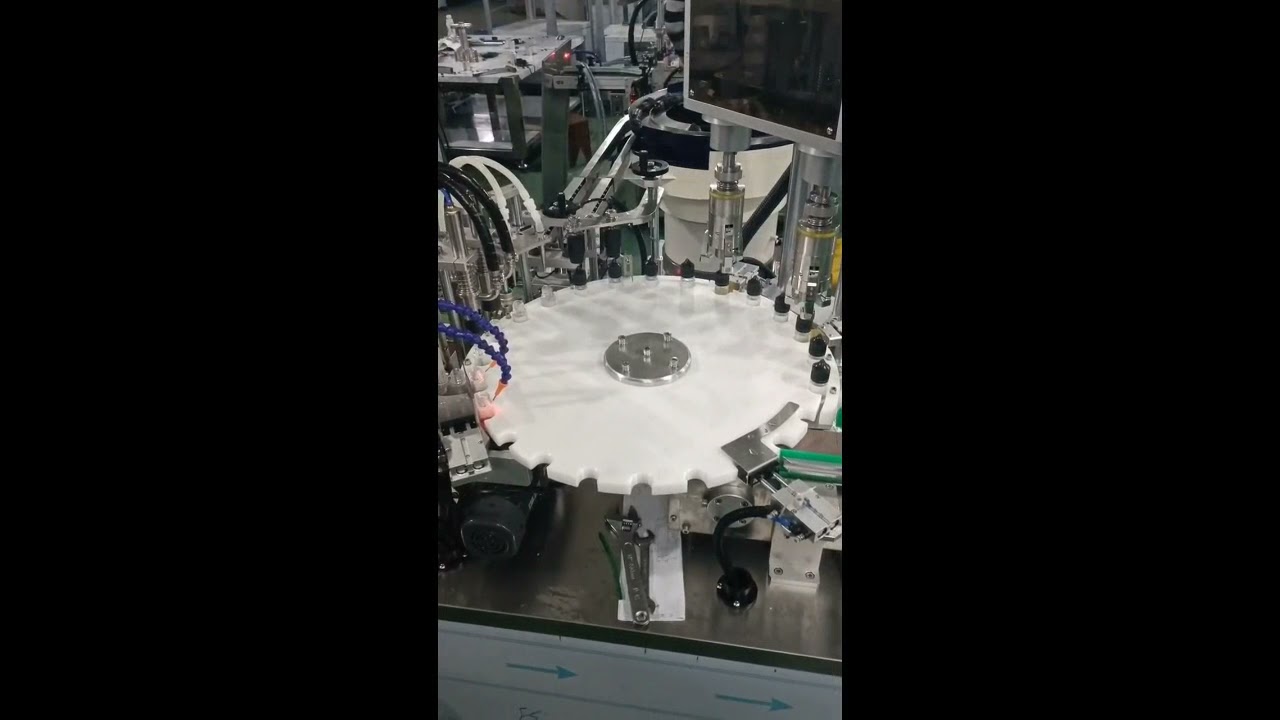 Automatic chubby gorila bottled e liquid filling line