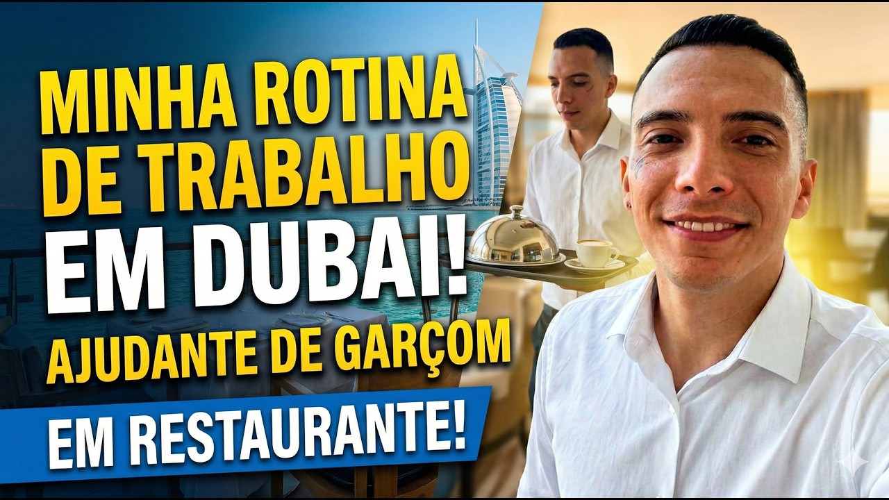COMO É MINHA ROTINA DE TRABALHO EM DUBAI? - Um dia na Vida de um Imigrante Brasileiro!