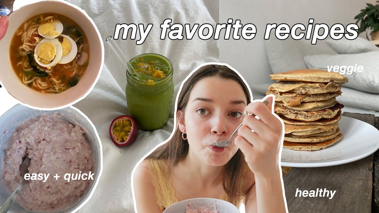 MY FAVORITE RECIPES / gesunde und einfache rezepte / vegetarisch / Anna's Journal