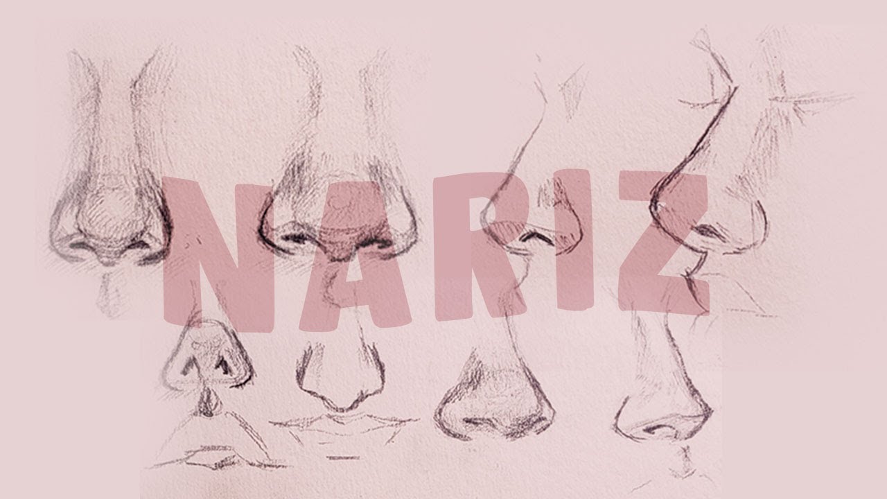 COMO DESENHAR NARIZ EM DIFERENTES POSIÇÕES