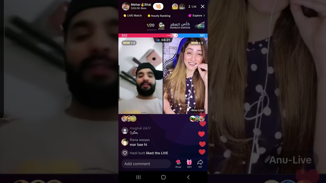 Mehar Bhai V/S Anu Gill Live Tiktok Mache Dubai Today