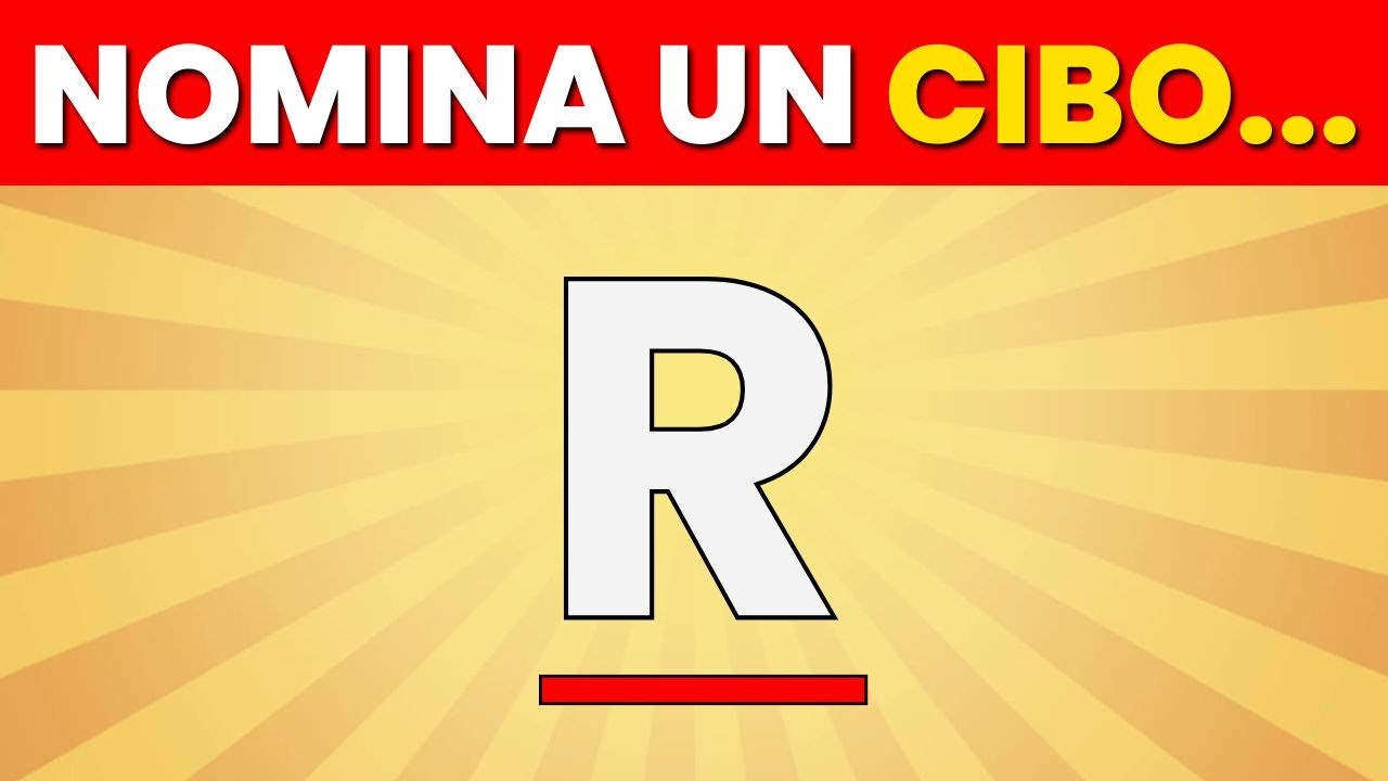 RIESCI A INDOVINARE TUTTO? 😱 Sfida Nomi Cose Città (Impossibile!) ❌