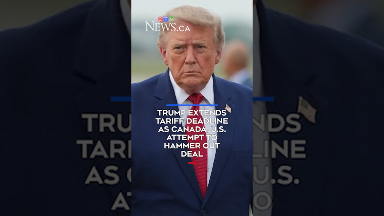 Трамп продлевает срок введения пошлин, пока Канада и США пытаются договориться о сделке