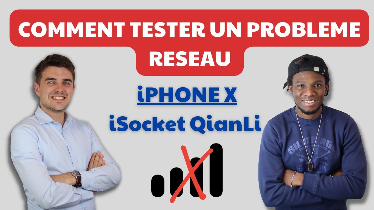🍎📶  COMMENT TESTER UN PROBLÈME RÉSEAU iPHONE X - iSocket de QianLi