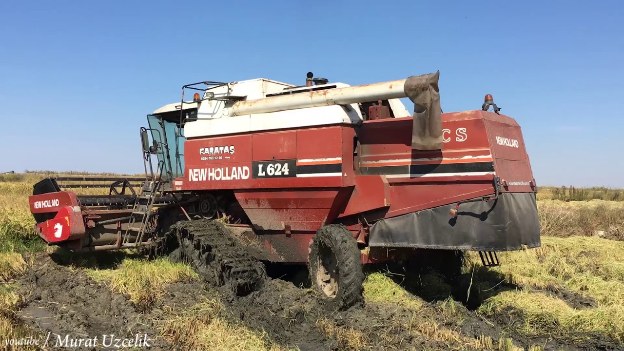 HEM BİÇİYOR HEM TAŞIYOR & NEW HOLLAND L624 & TR6 120