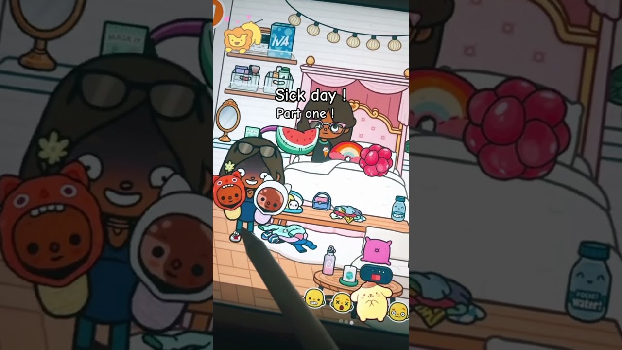 БОЛЬНО 🤒 || *ГОЛОСОМ* || Ролевая игра Toca Boca в TikTok