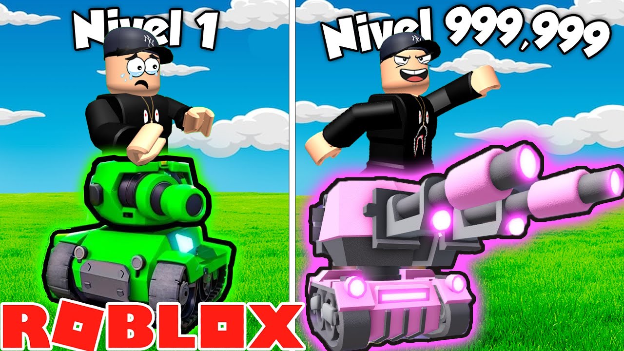 Consigo un Tanque Super Poderoso en Roblox Tank Simulator X Clicker
