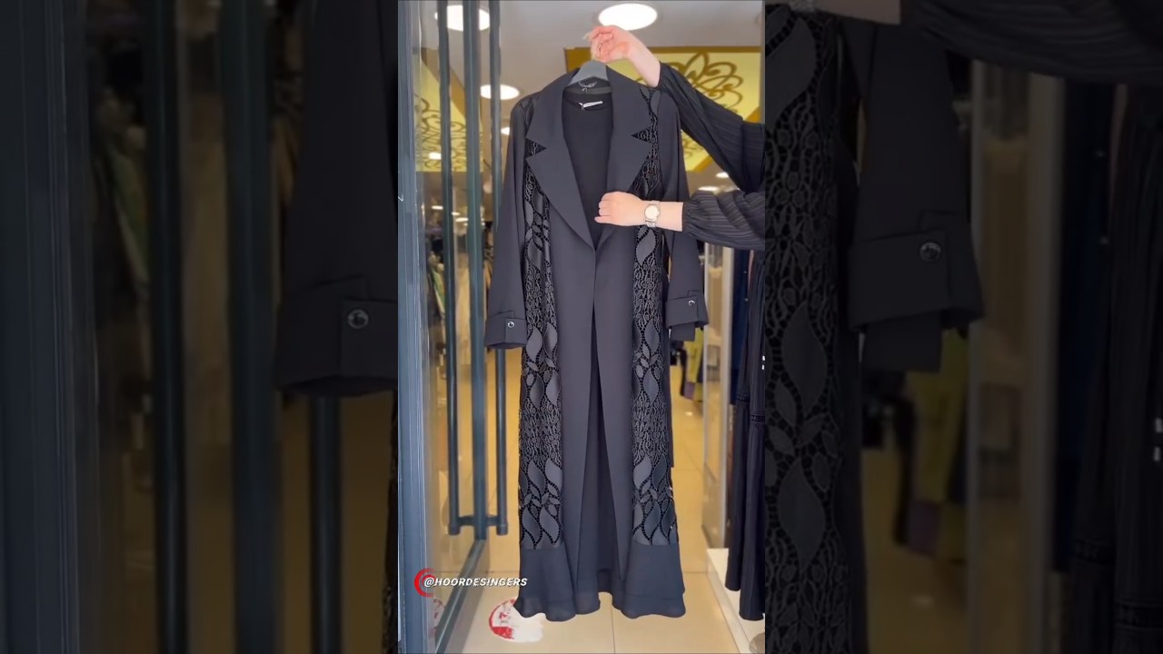 Black 2025 Abaya collection ✨| 2025 Burkha design #abayadesign #burkha #hoordesingers