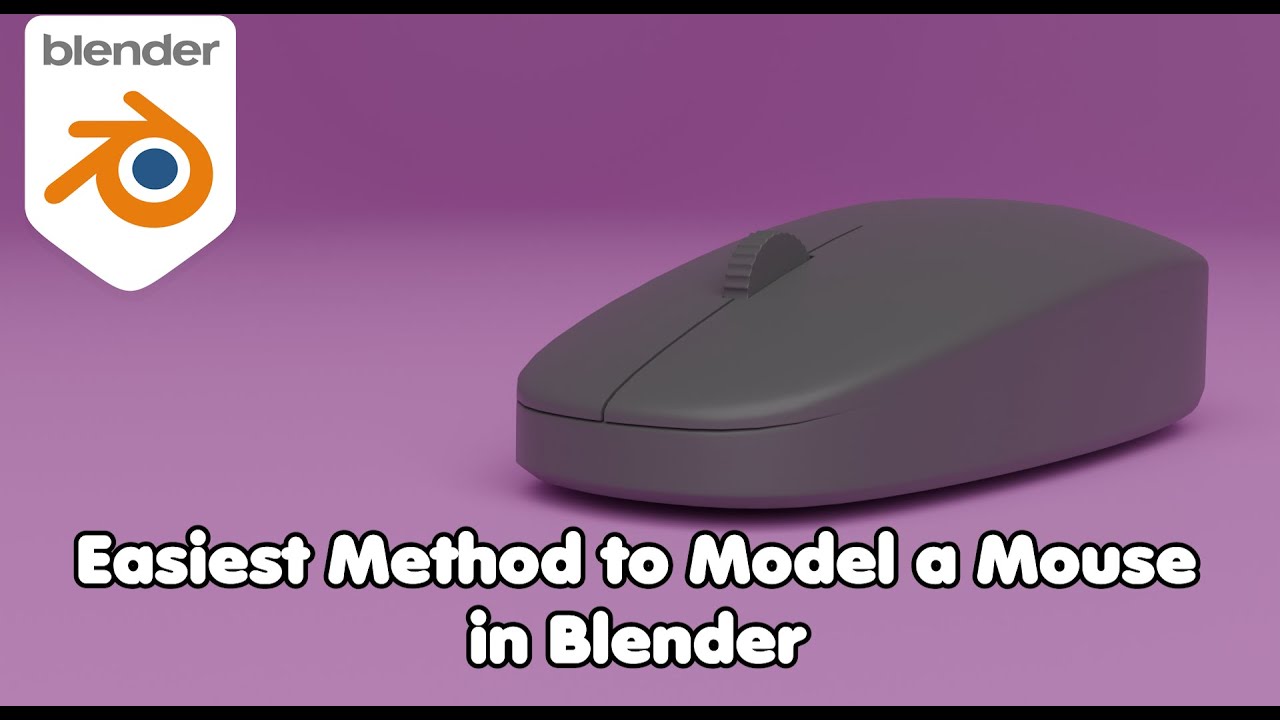 Пошаговое руководство для начинающих пользователей Blender по созданию модели компьютерной мыши | Blender