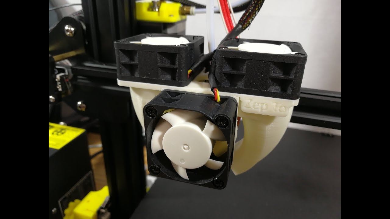 Creality CR-10S Dual 40mm Bauteil und Hotend Kühlung - Anleitung - 3D Printing - 3D Druck - Zep To