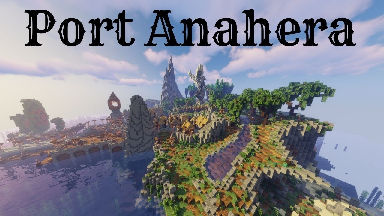 Minecraft Survival Timelapse | Port Anahera
