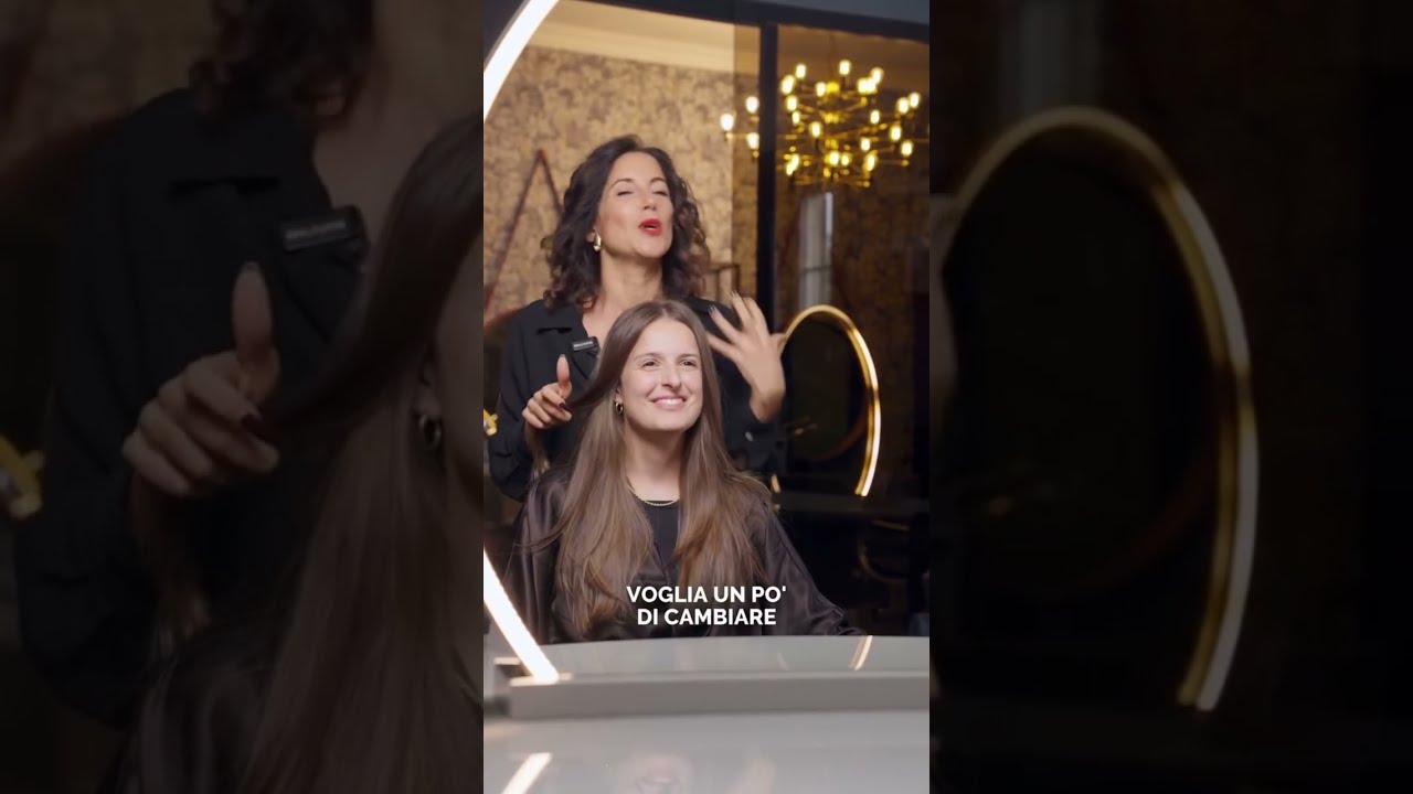 Ed eccola, Arianna, davanti allo specchio. ✨I suoi capelli ora sono vivi, corposi,@mayra_cassano