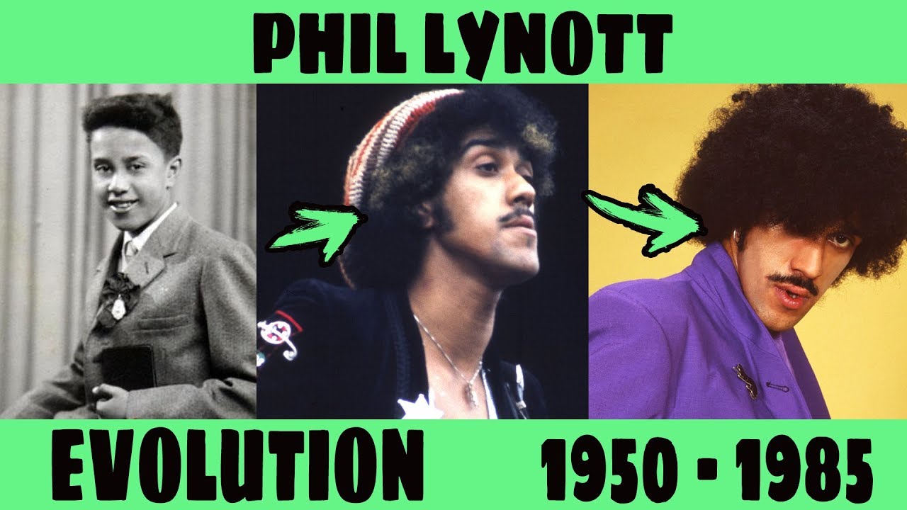 The evolution of Phil Lynott - from 1 to 36 years old