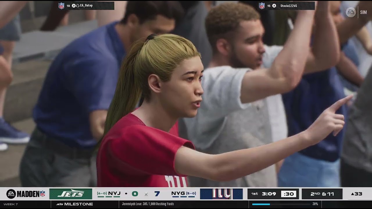Jets week 7 season 3