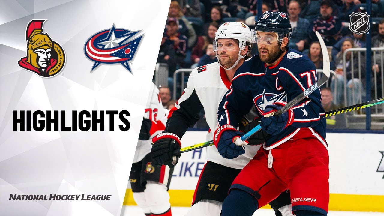 NHL Highlights | Senators @ Blue Jackets 2/24/20